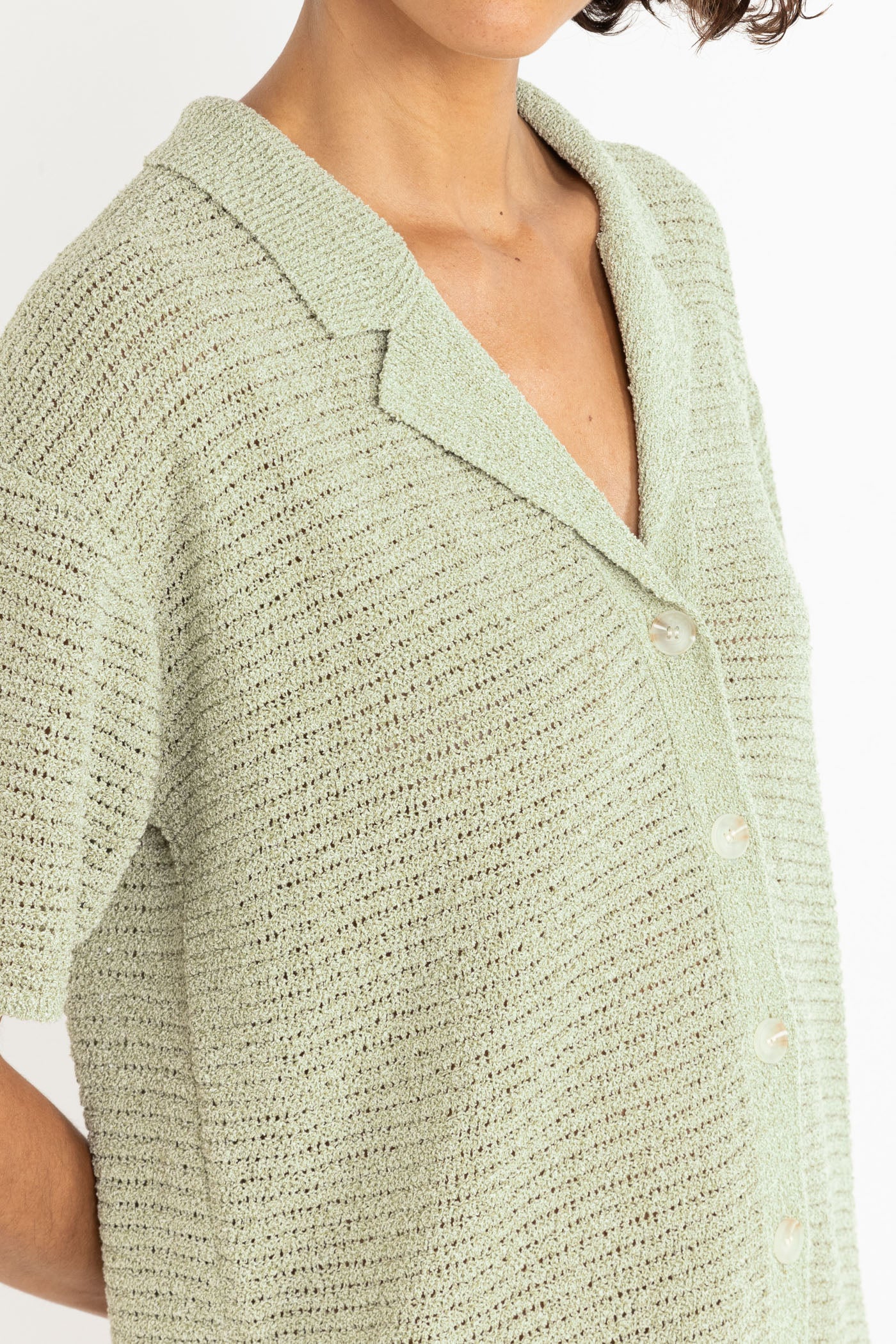 Abby Knit Shirt Dress