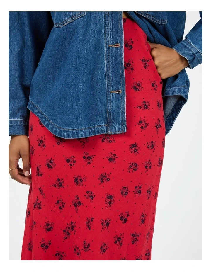 Tully Floral Maxi Skirt