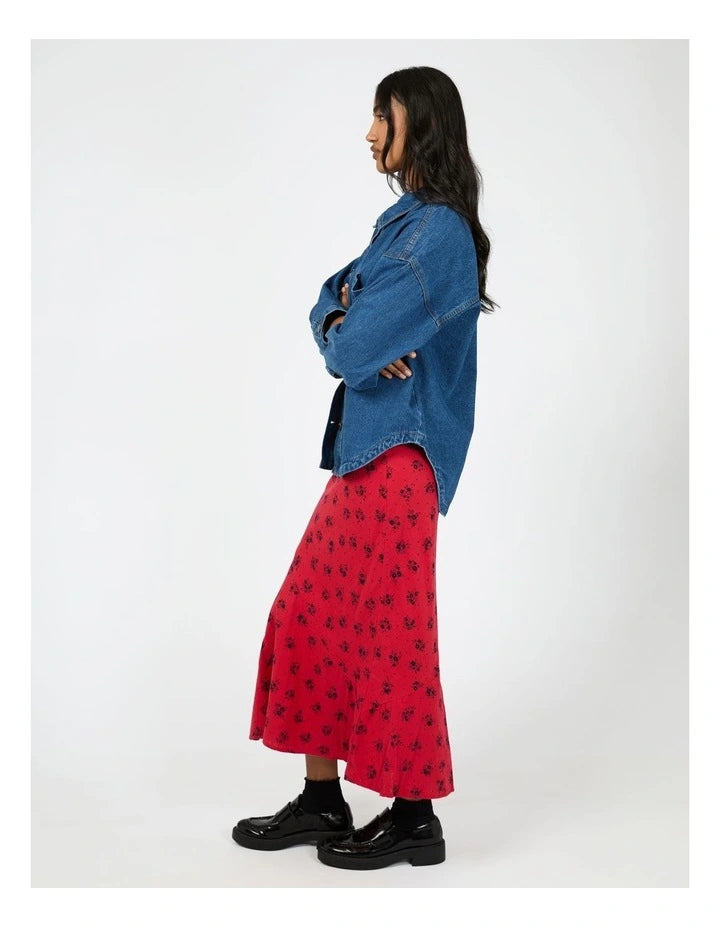 Tully Floral Maxi Skirt