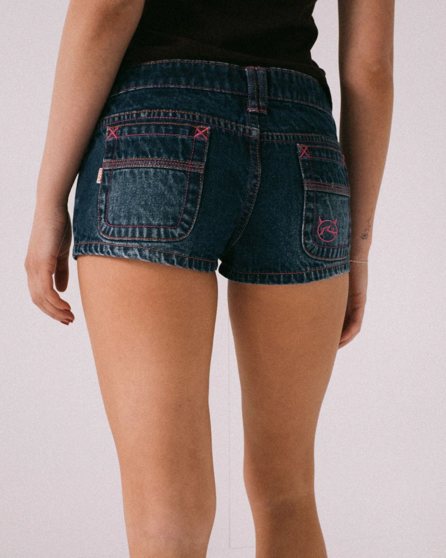 Colour Me Lucky Number Micro Mini Short