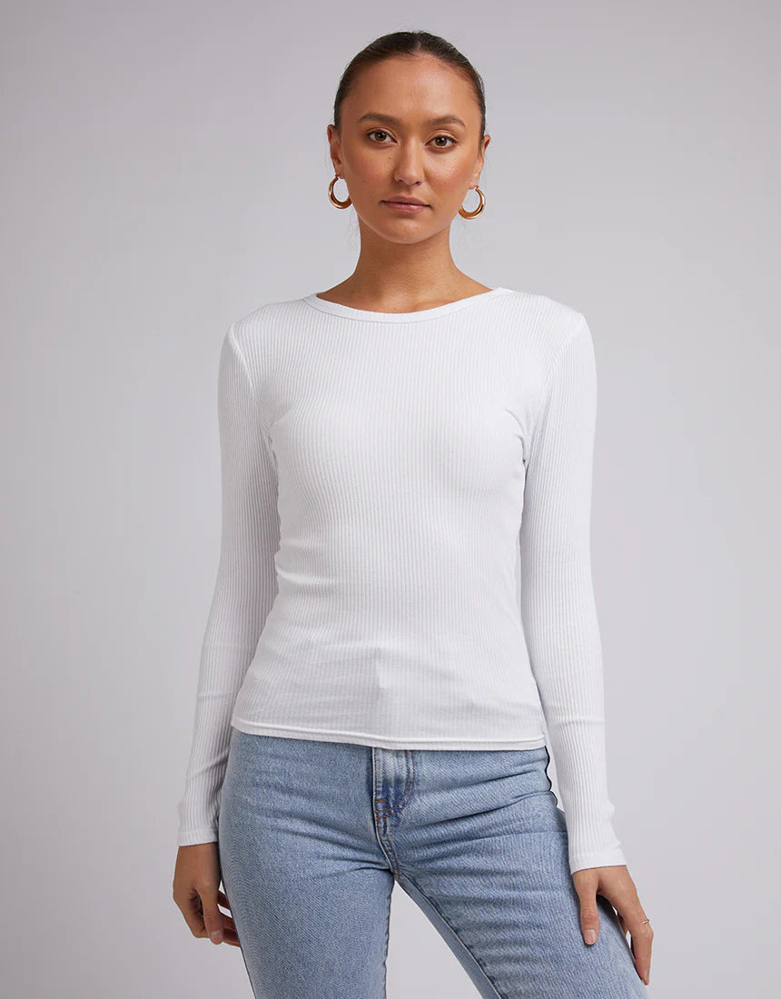 Rib Long Sleeve Tee