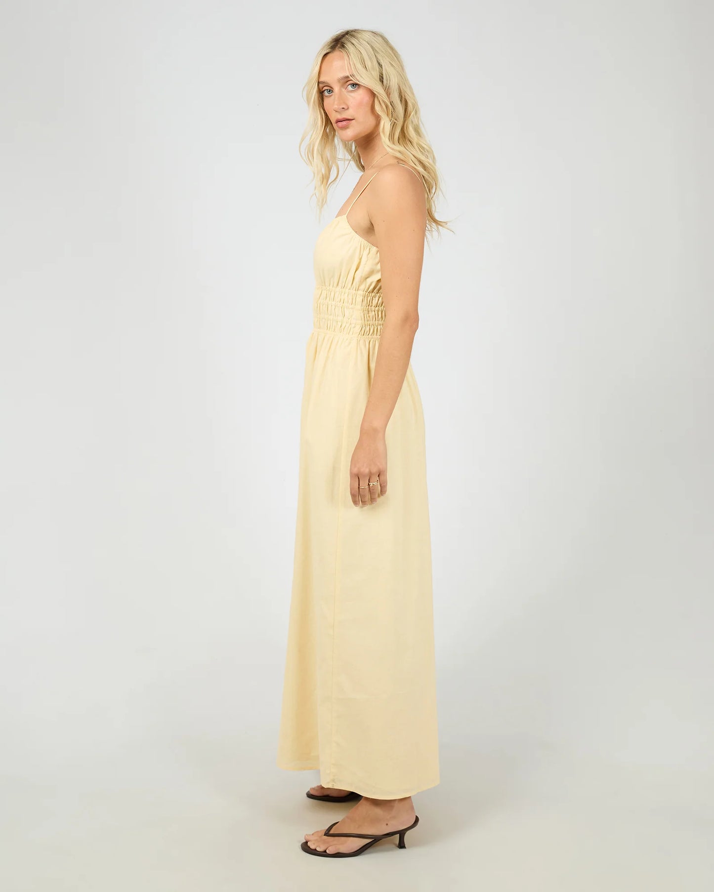 Alessa Linen Maxi Dress