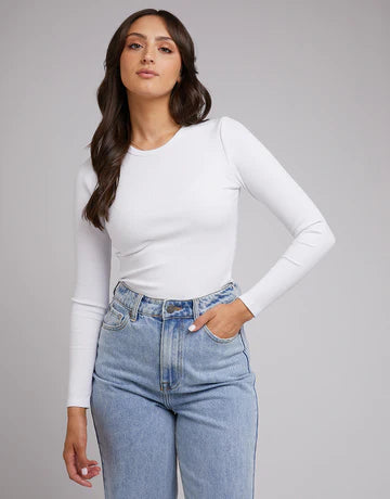 Eve Rib Baby Long Sleeve Tee