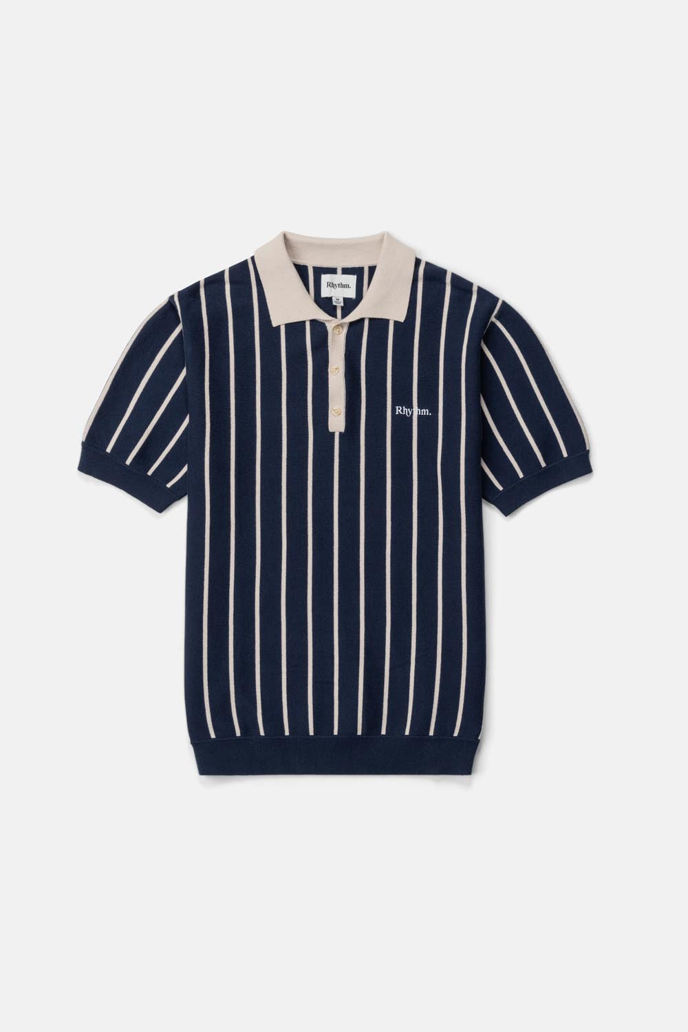 Striped Knit Polo