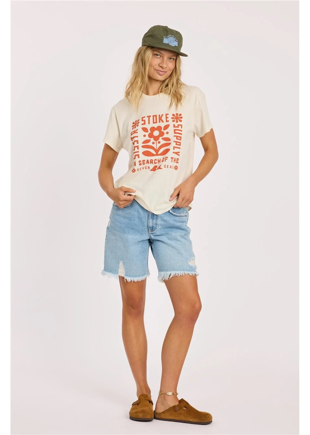 Stoke Supply Boyfriend SS Knit Tee