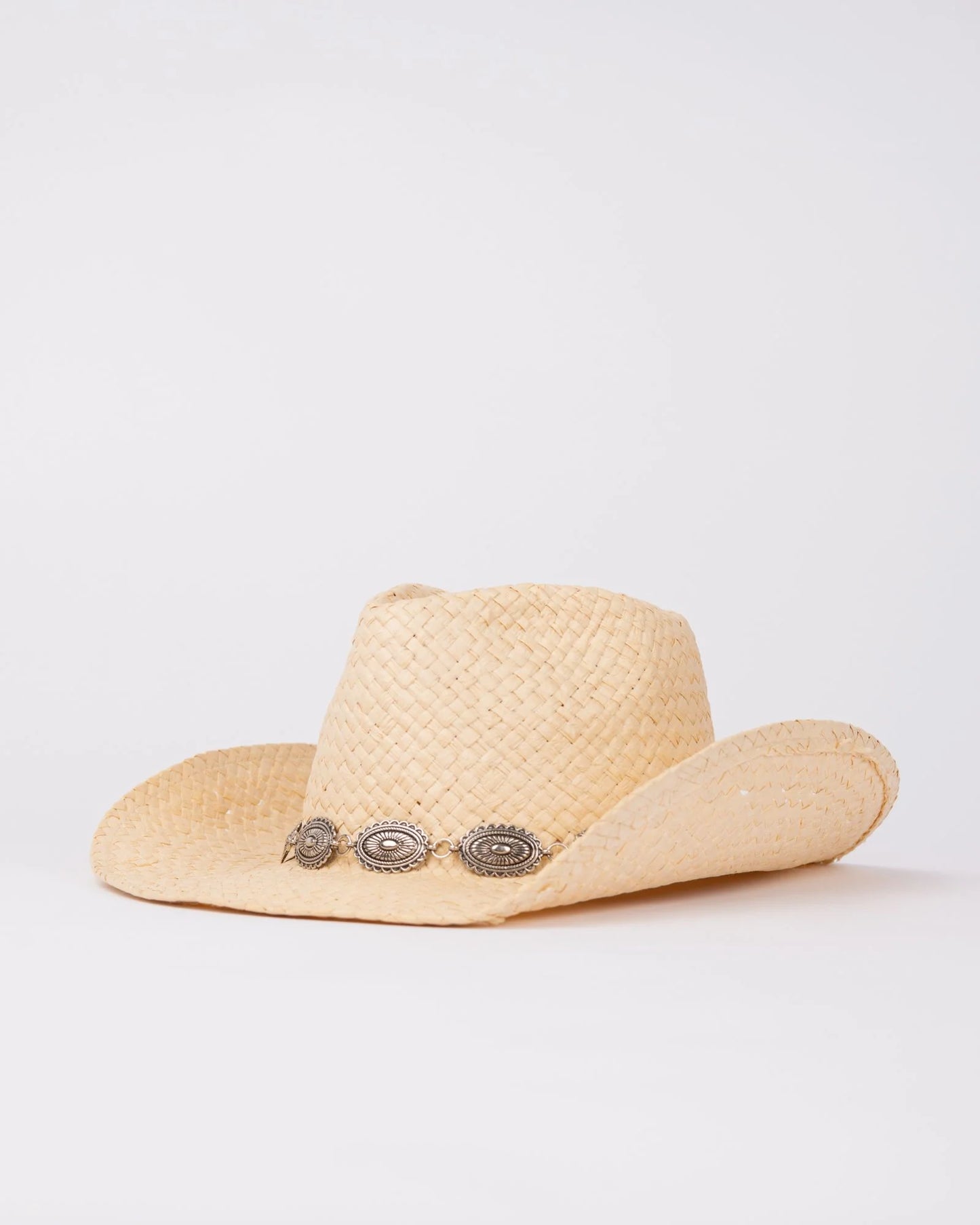Howdy Cowboy Straw Hat - Natural