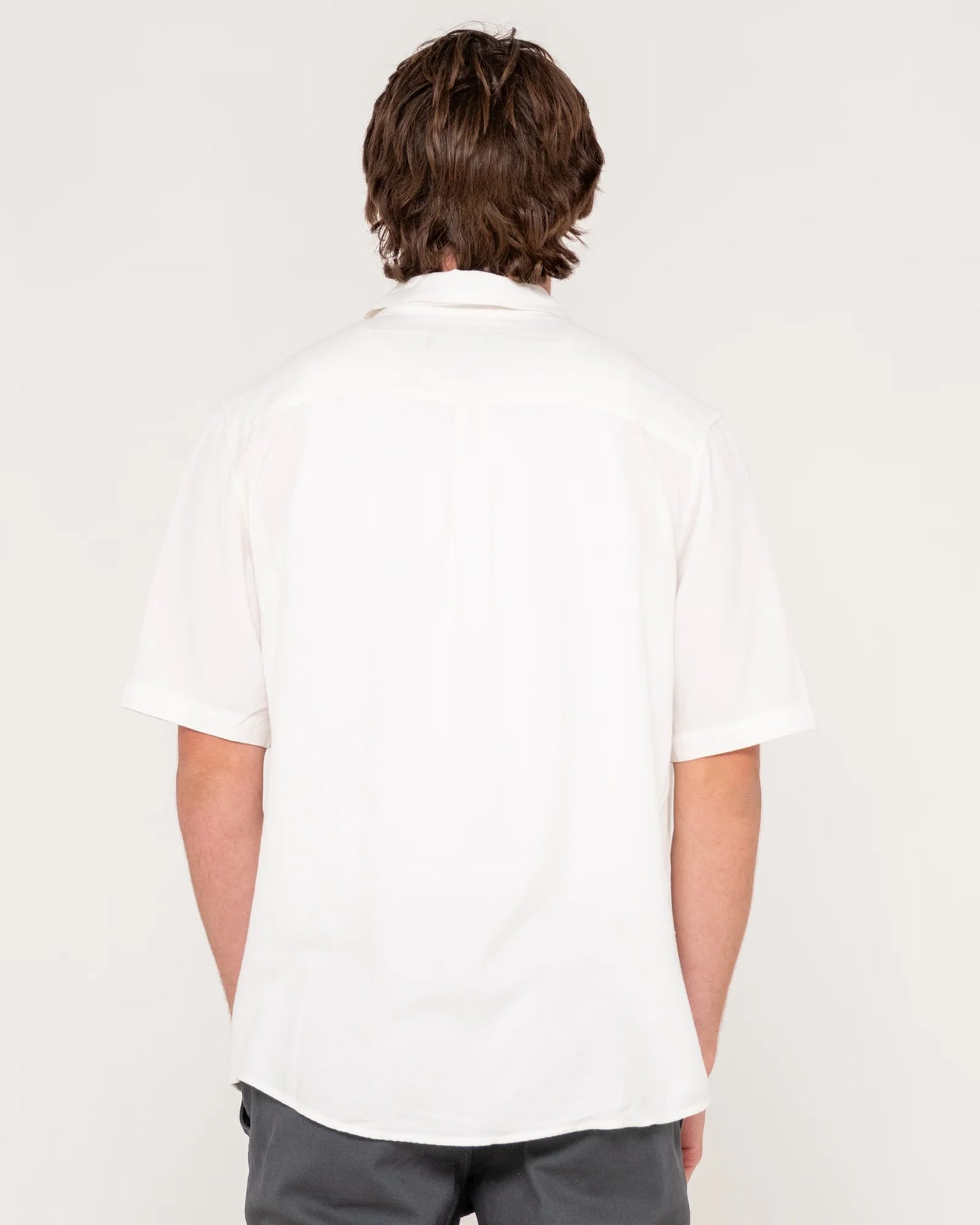 Overtone Short Sleeve Linen Shirt