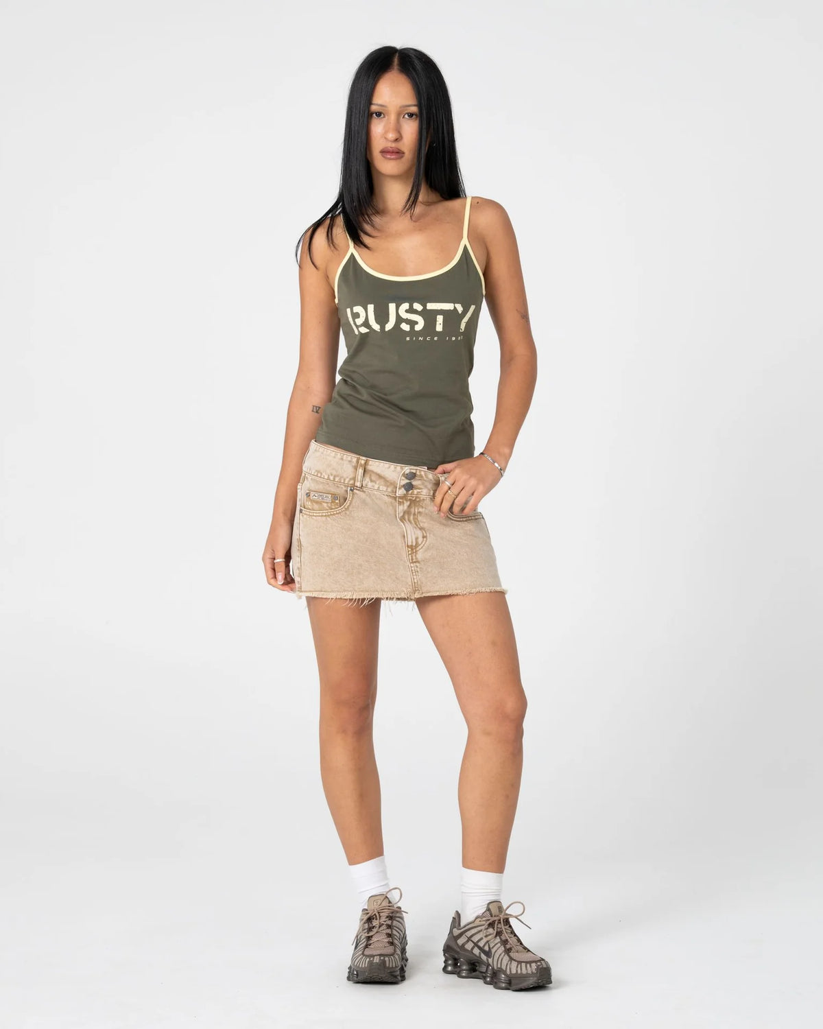 Tank Girl Contrast Staple Singlet