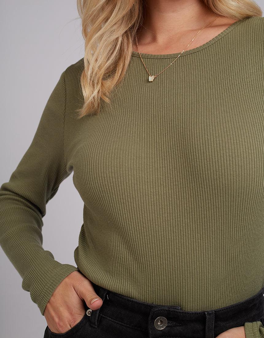 Rib Long Sleeve Tee