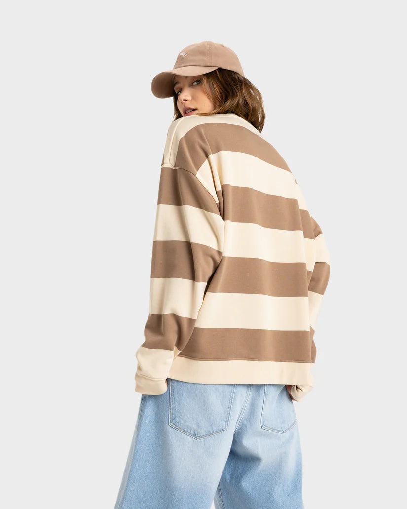 Strictly Stripes Oversized Crew Neck
