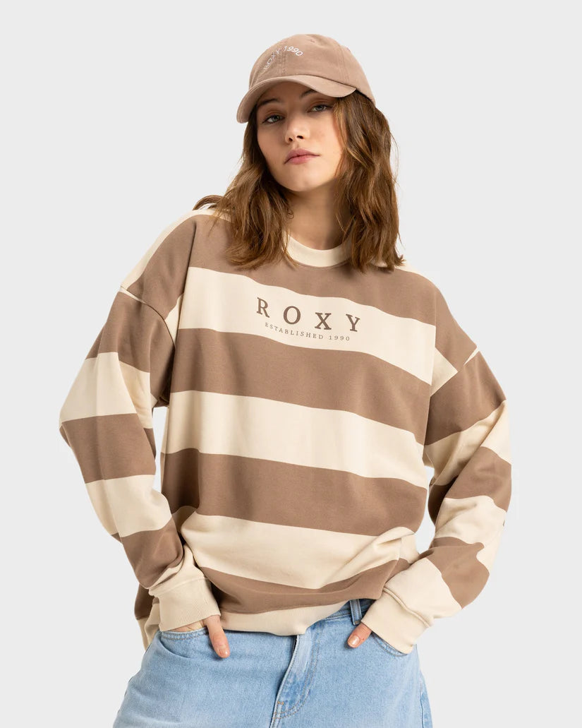 Strictly Stripes Oversized Crew Neck