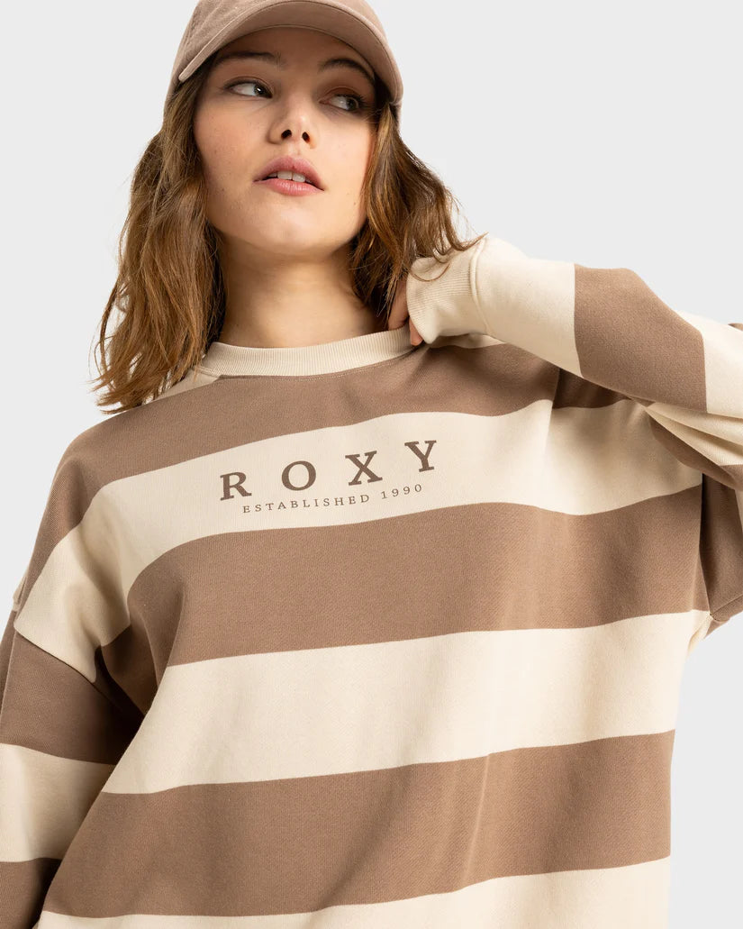Strictly Stripes Oversized Crew Neck
