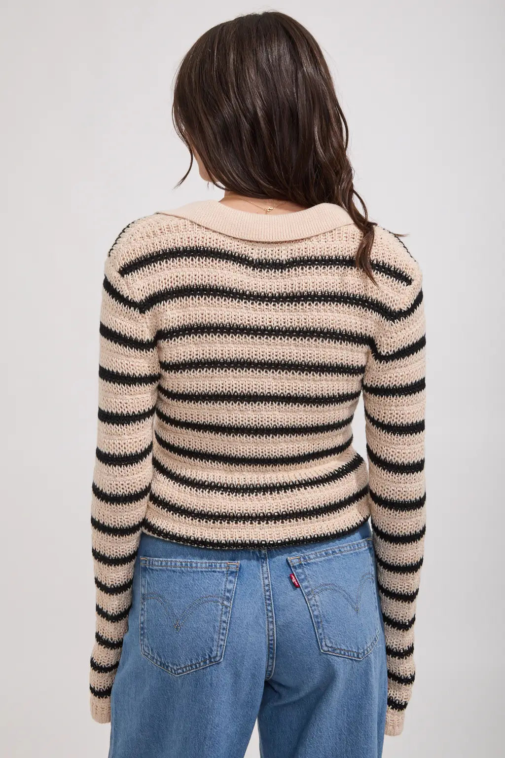 Highline Stripe Long Sleeve Knit Top