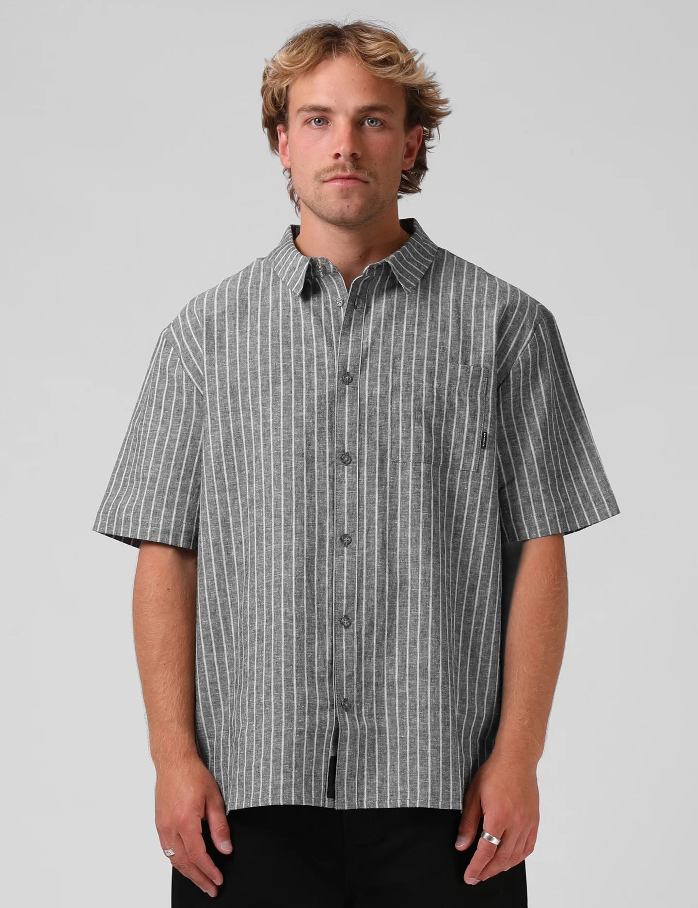 Linen Stripe SS Shirt