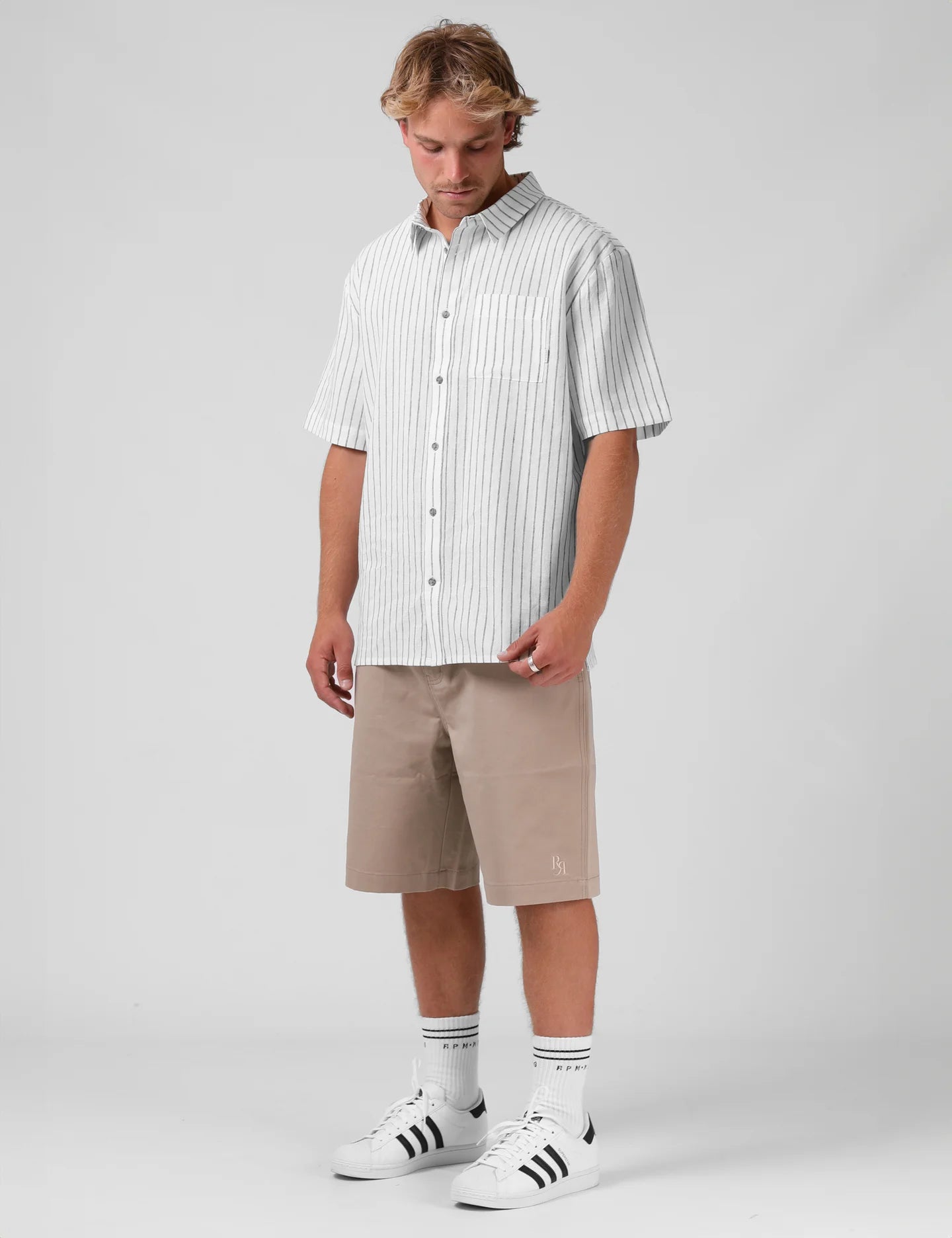 Linen Stripe SS Shirt