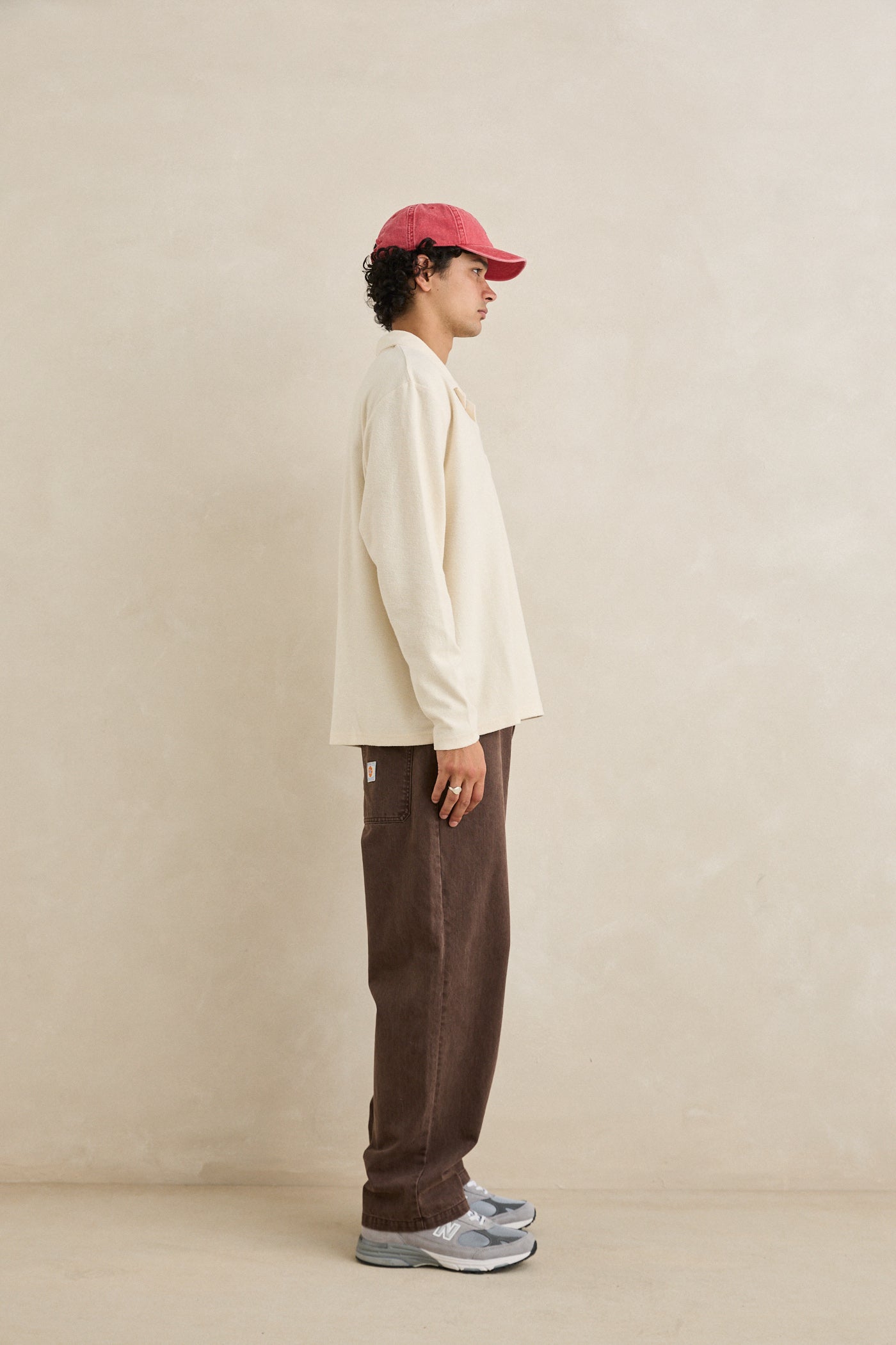 Vintage Terry LS Polo