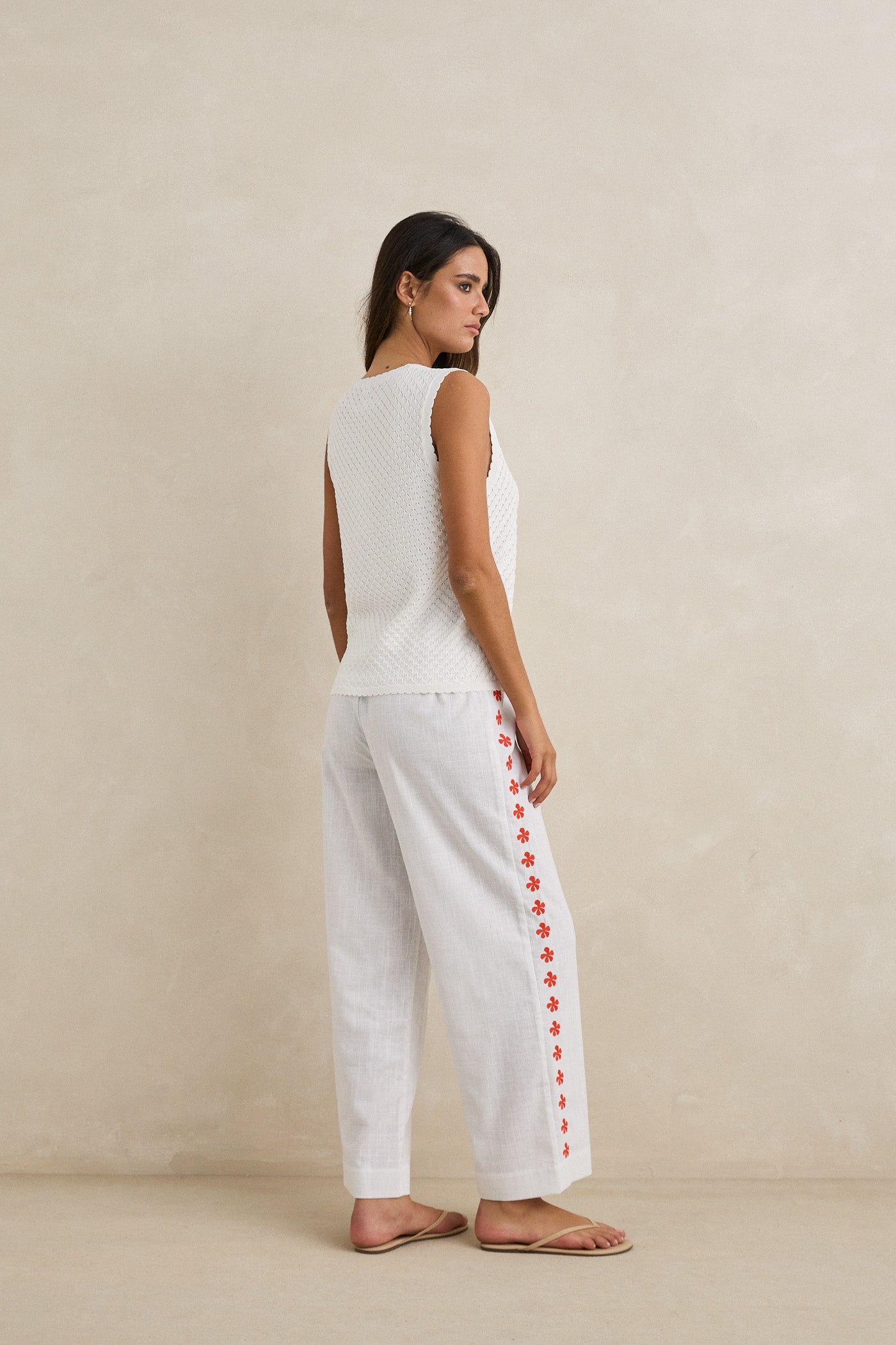 Melia Floral Embroided Pant