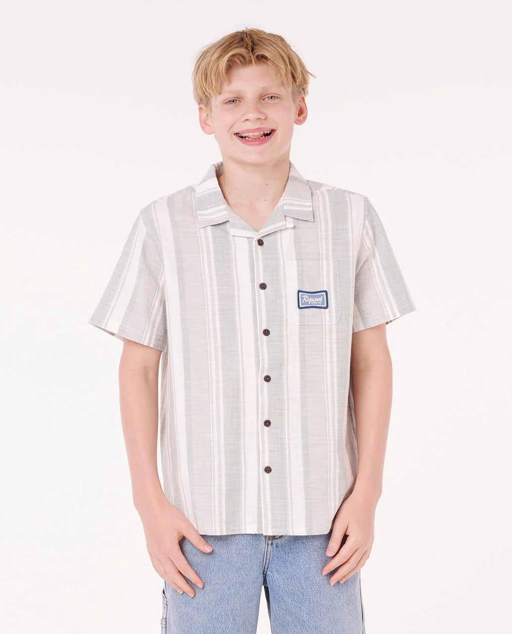 Mod Cali Stripe SS Shirt Boy