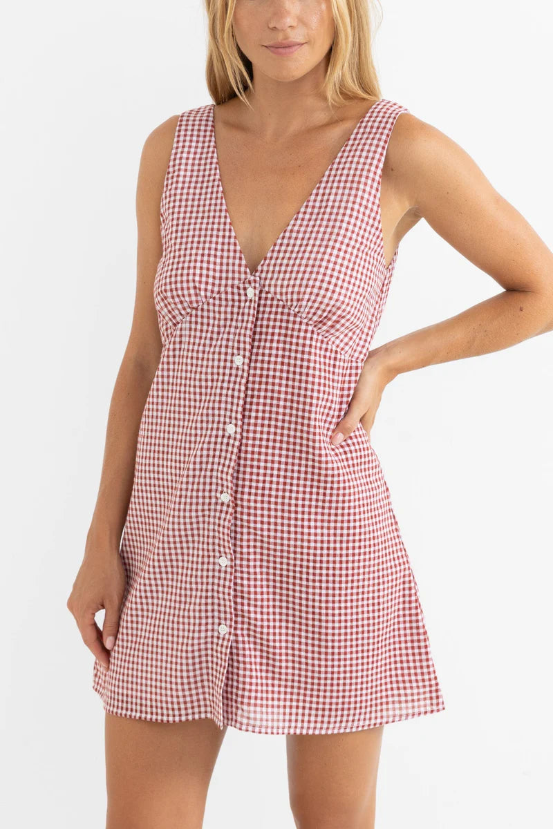 Lola Check Mini Dress