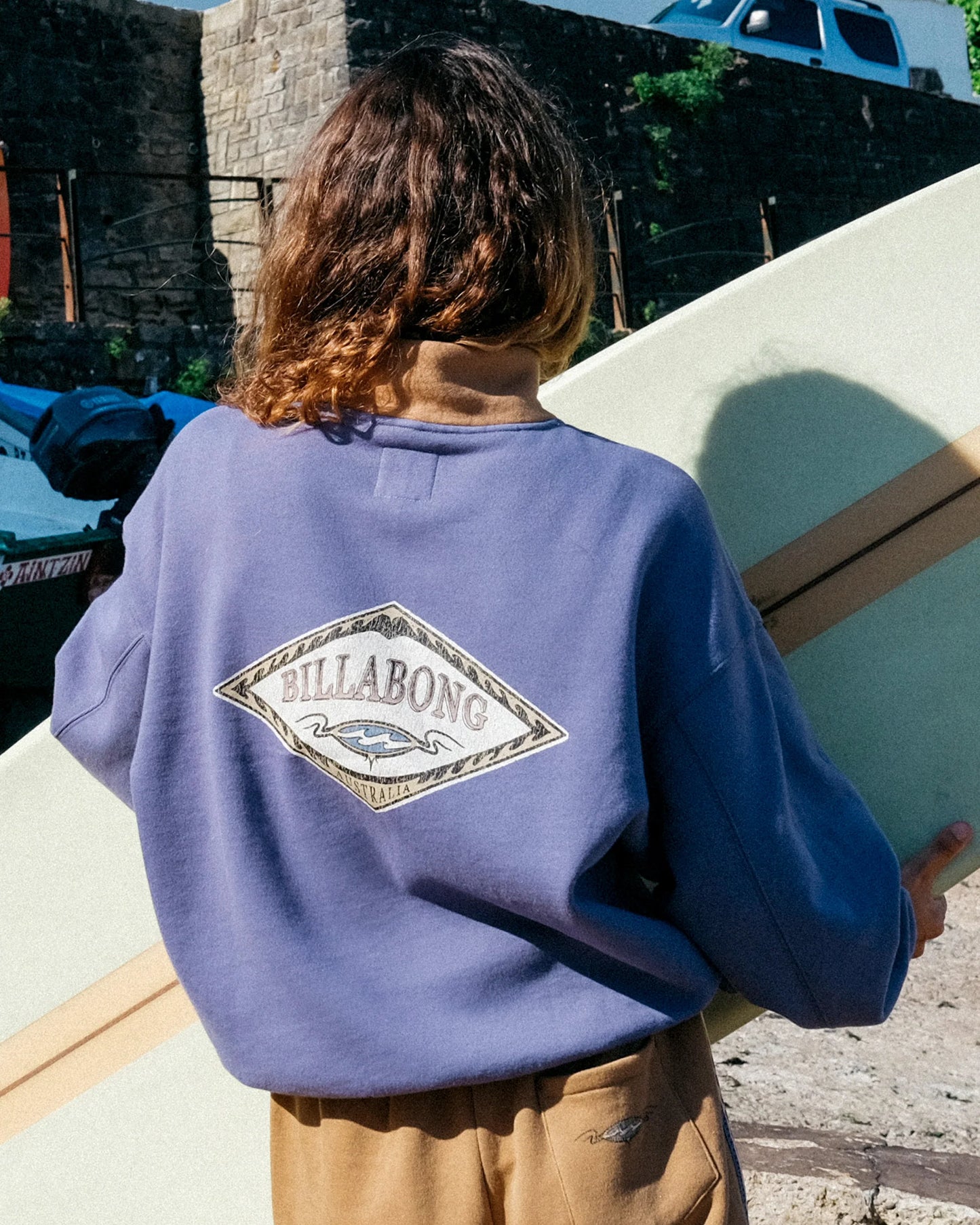 Wave Break Half Zip Crew