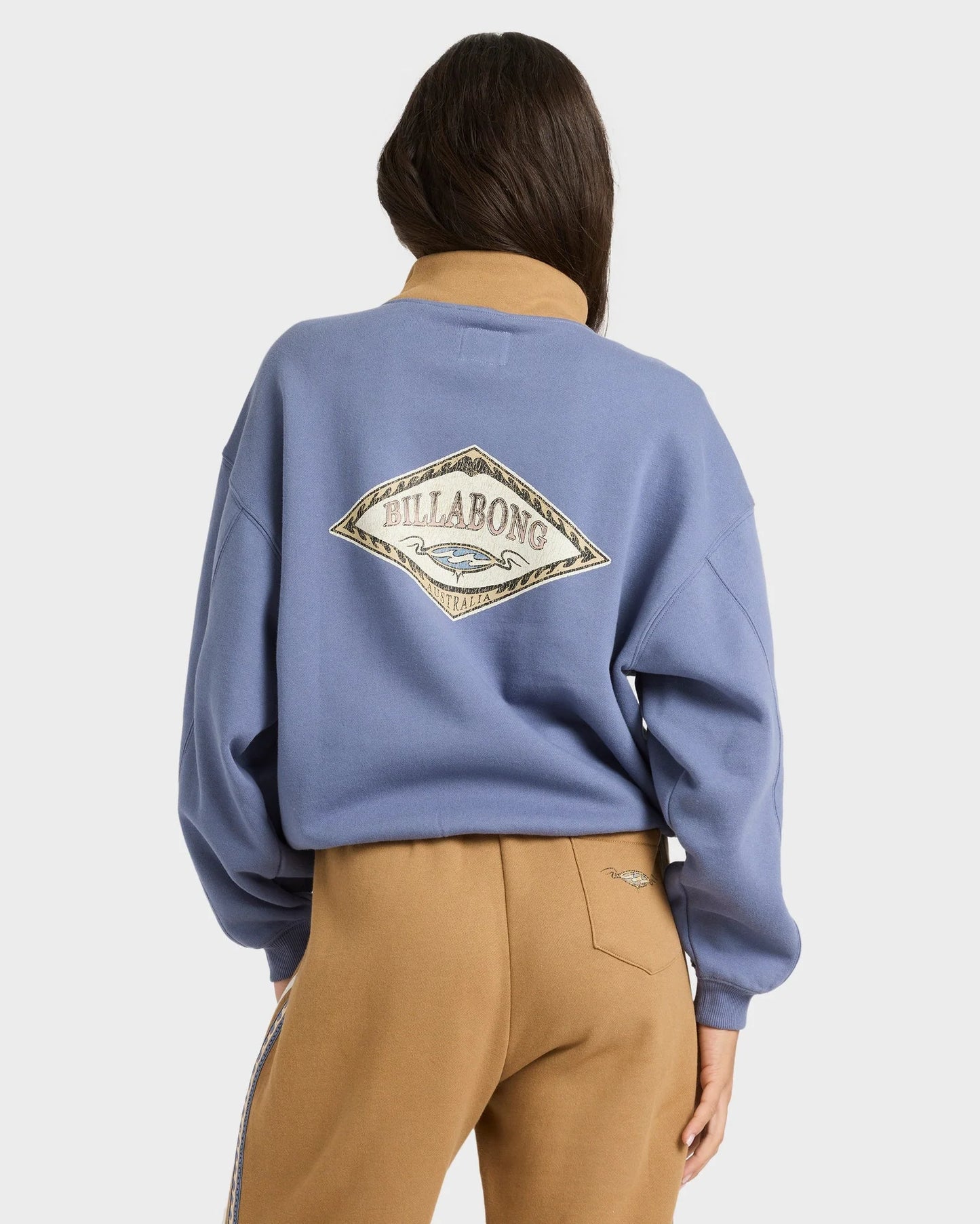 Wave Break Half Zip Crew