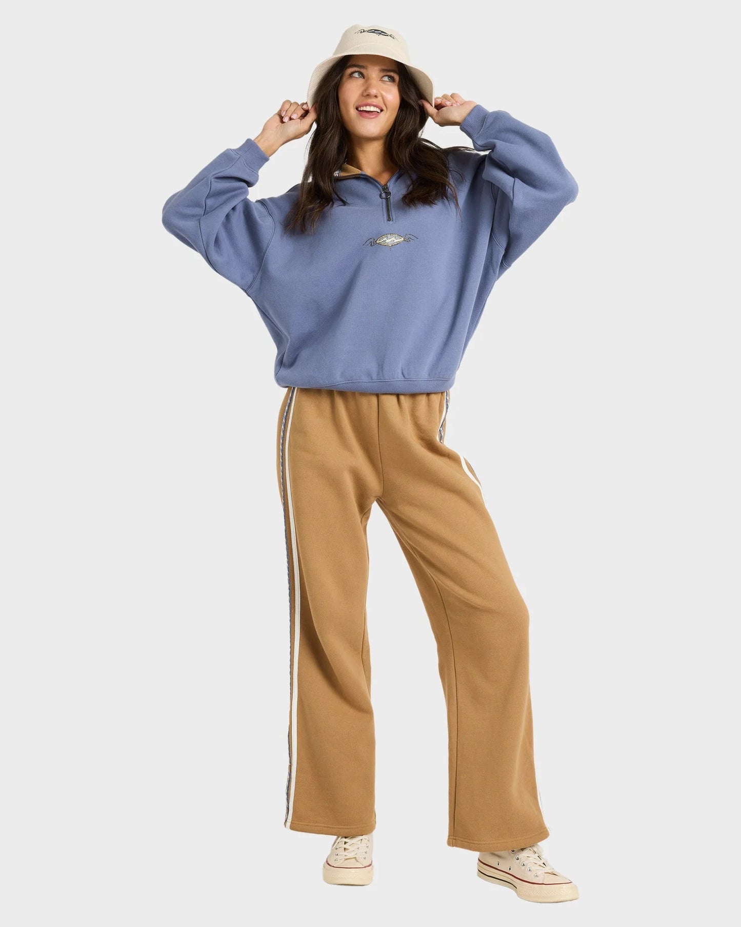 Wave Break Half Zip Crew