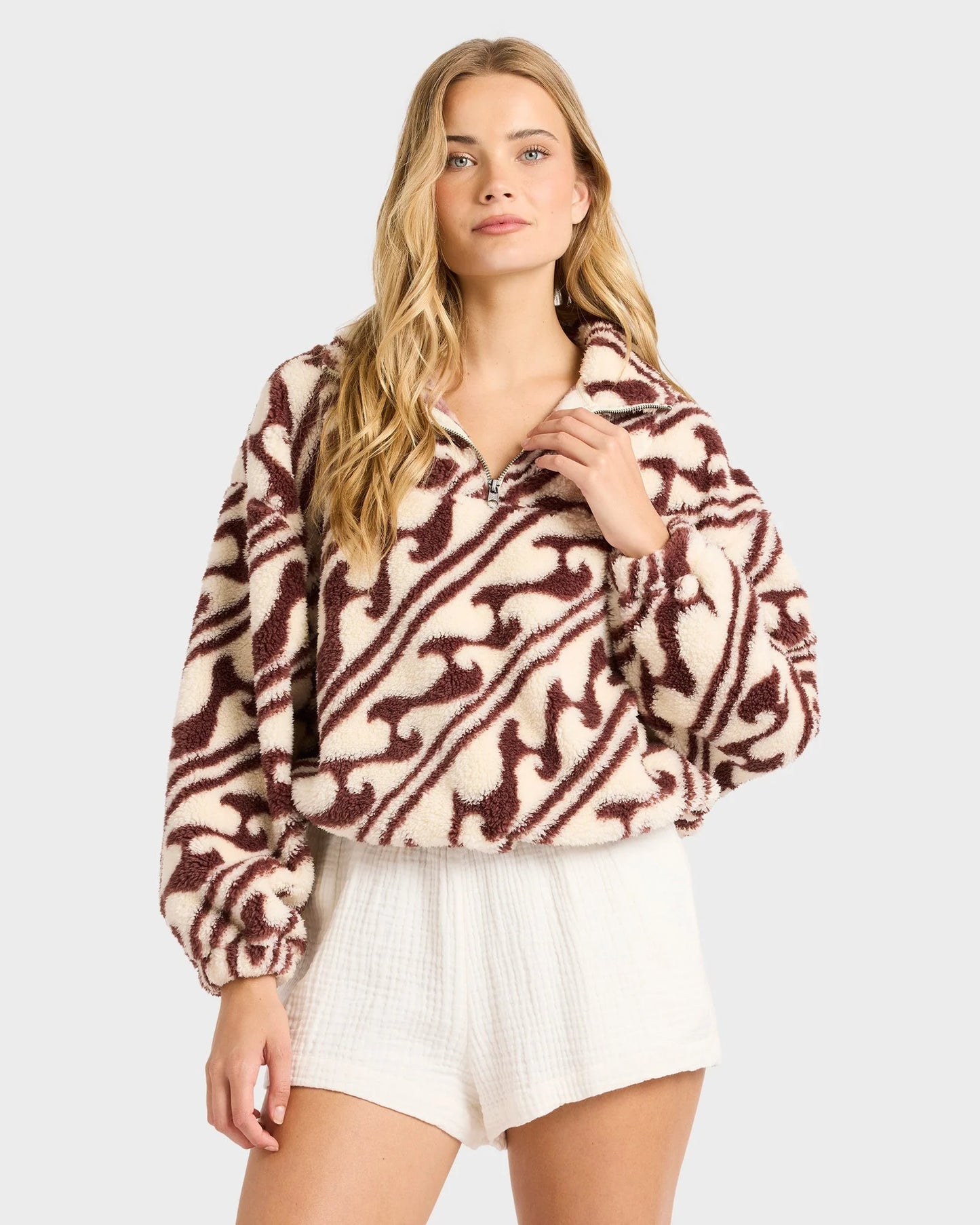 Dark Wave Half Zip Crew