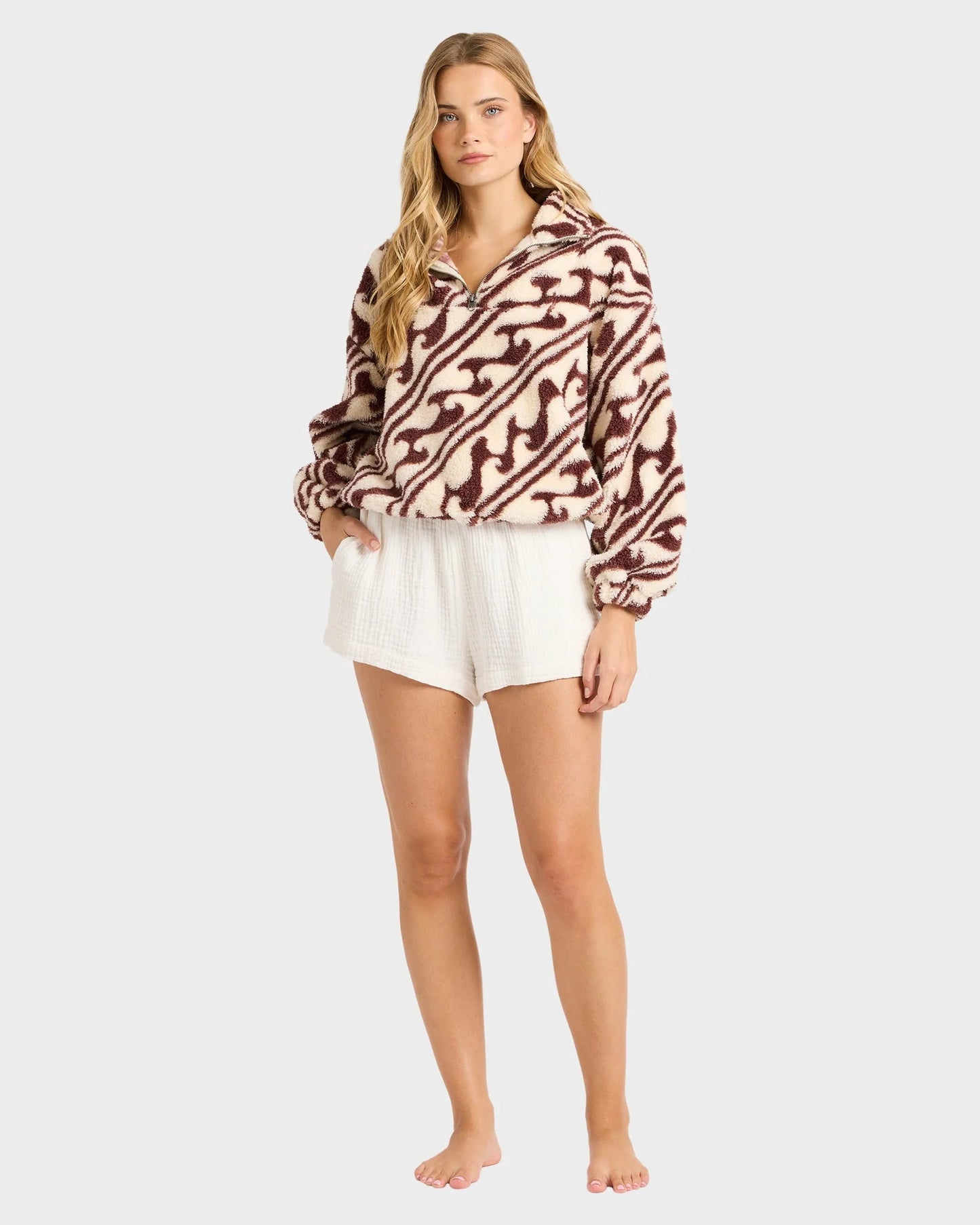 Dark Wave Half Zip Crew