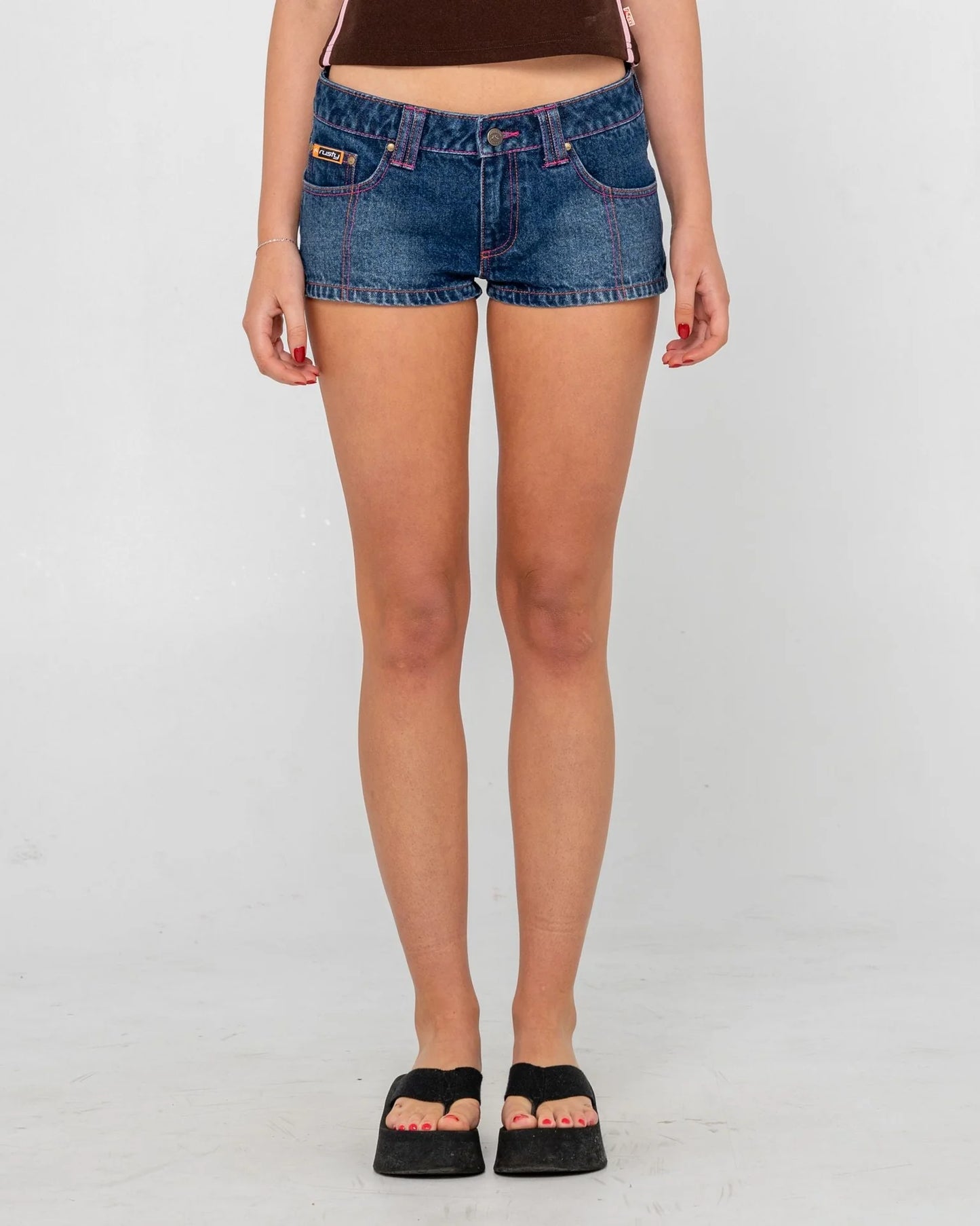 Colour Me Lucky Number Micro Mini Short