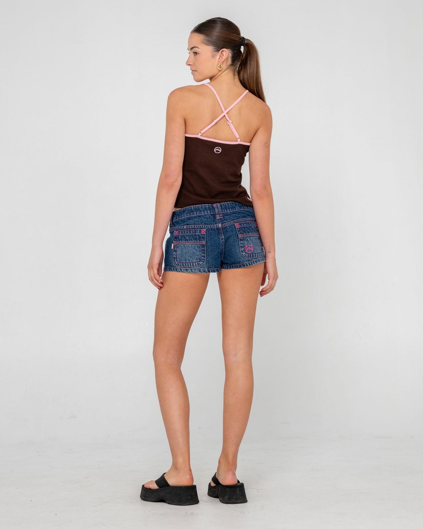 Colour Me Lucky Number Micro Mini Short