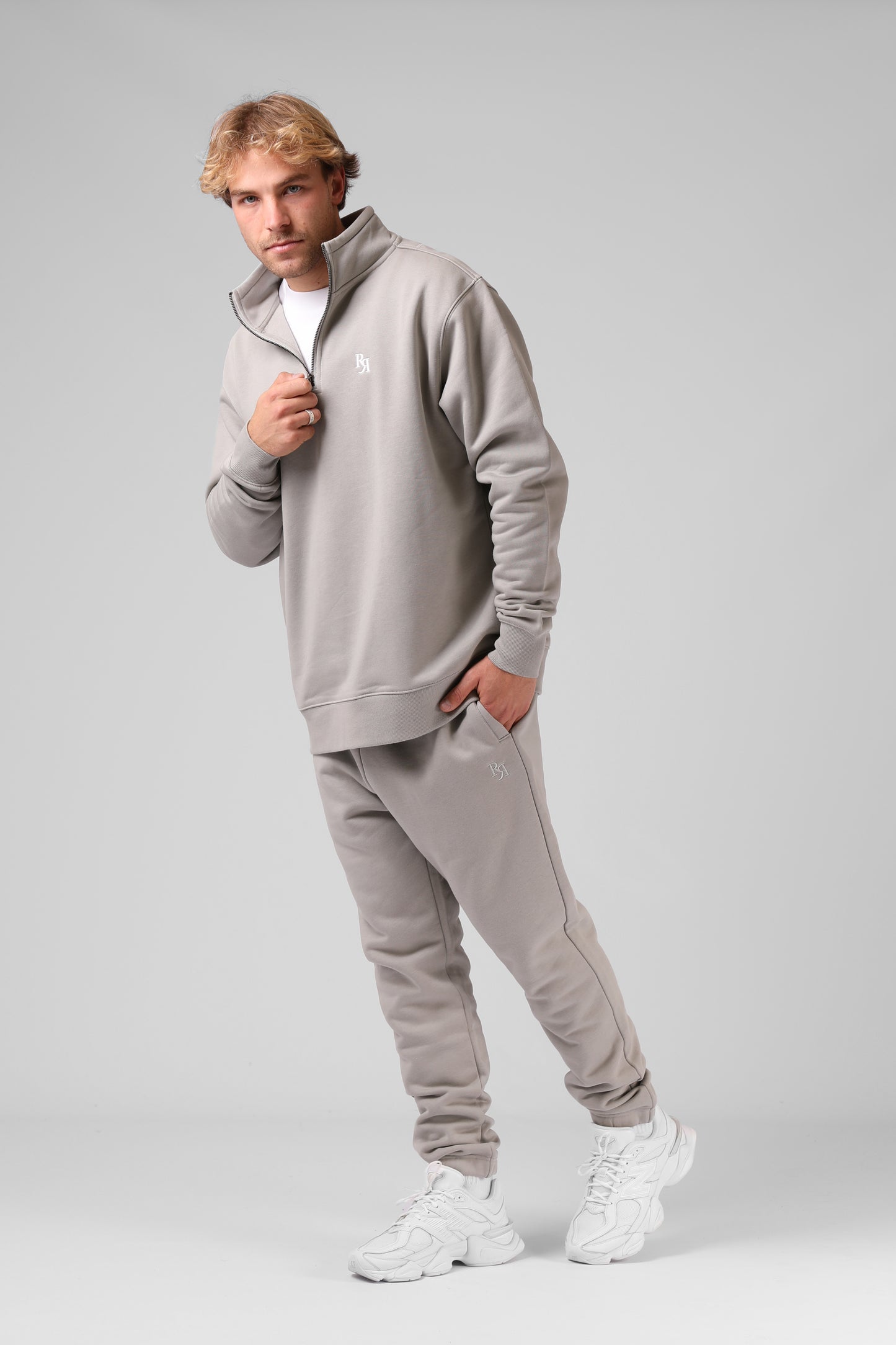 Track 1/4 Zip - Pewter