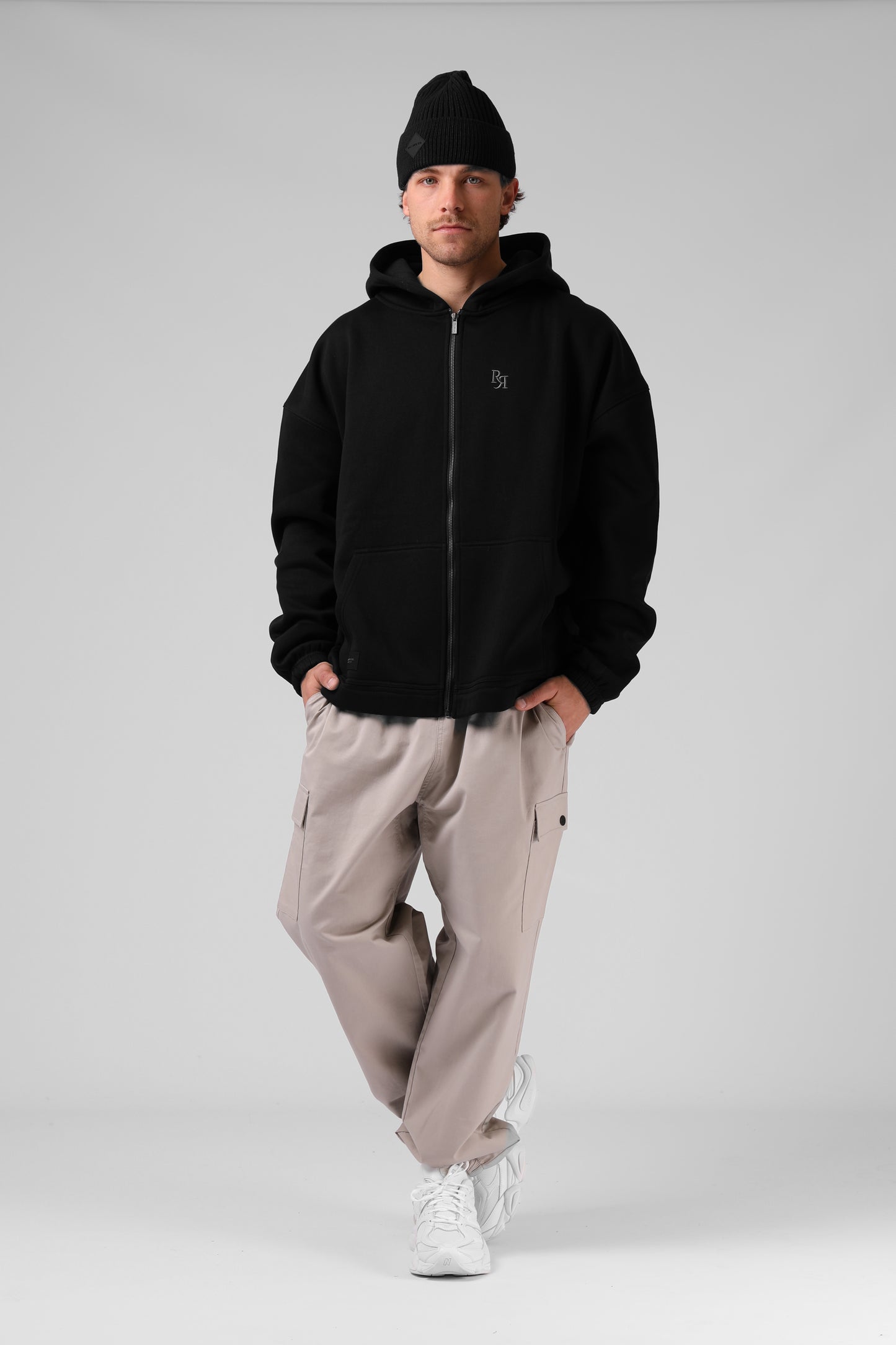 Laxed Zip Thru Hood