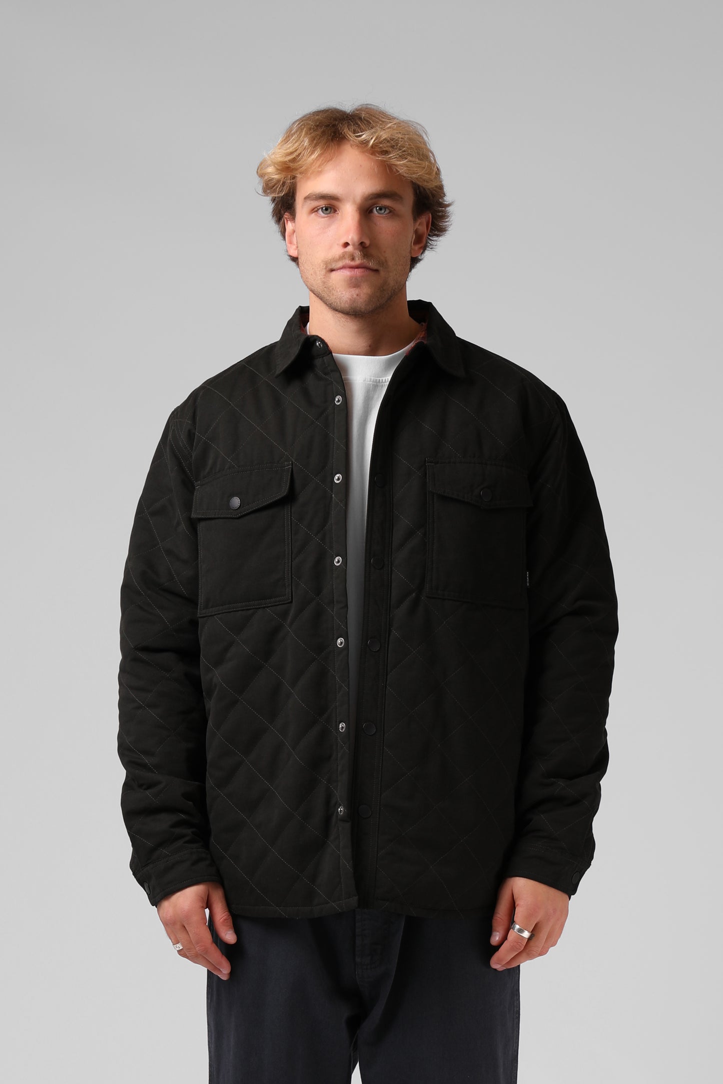 Quilted Jacket - Dark Olive