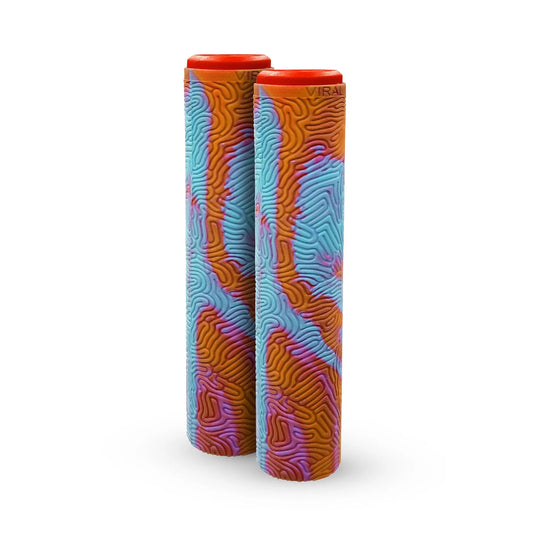 Madd MFX 180mm Viral TPR Grips Teal/ Orange