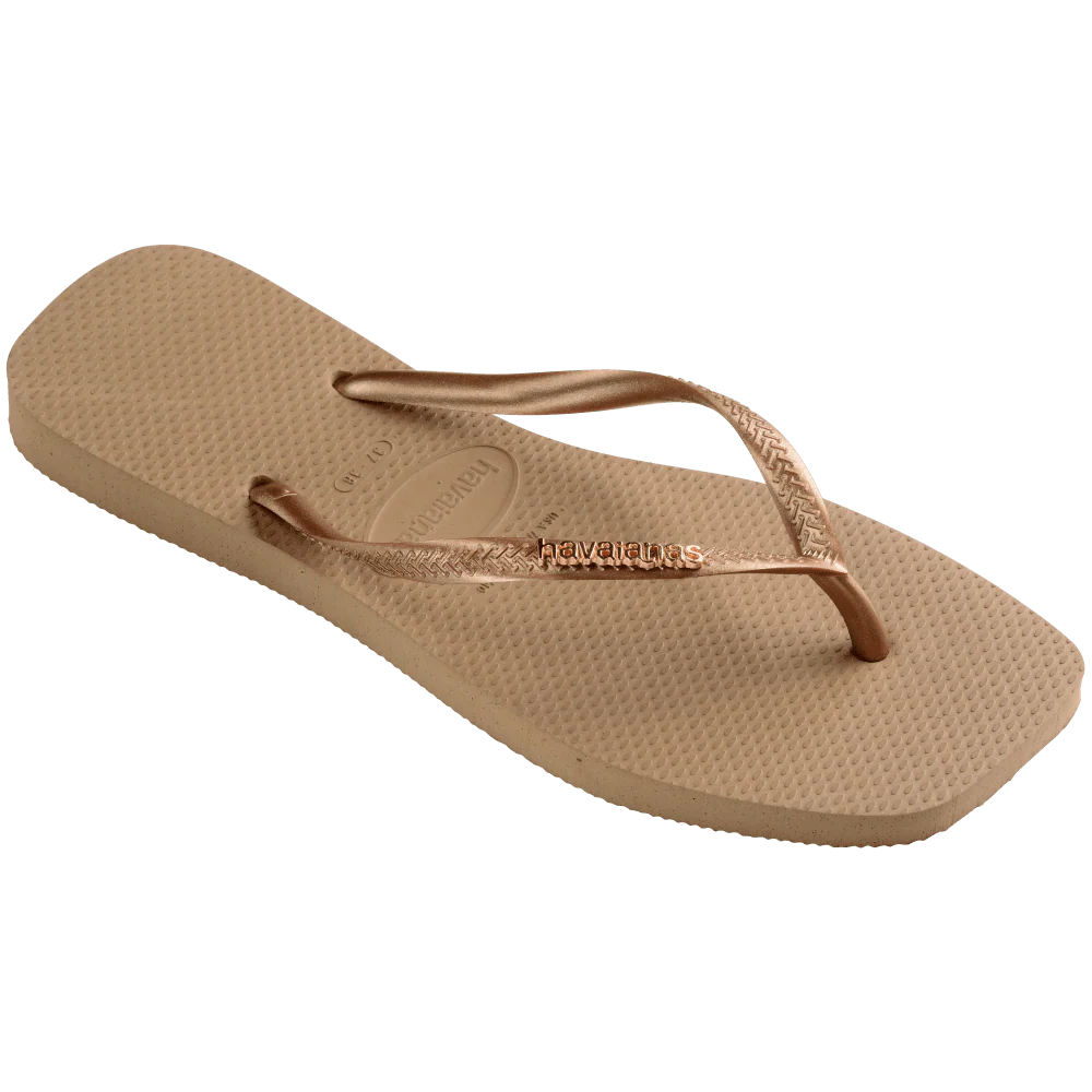 Havaianas Slim Square Logo Metallic