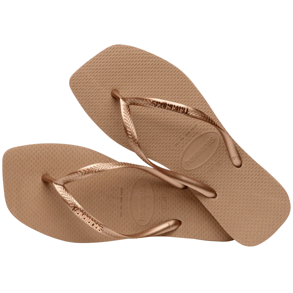 Havaianas Slim Square Logo Metallic