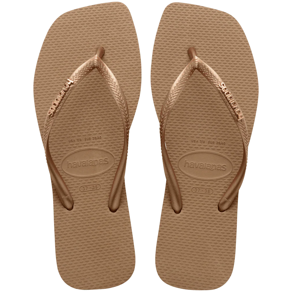 Havaianas Slim Square Logo Metallic