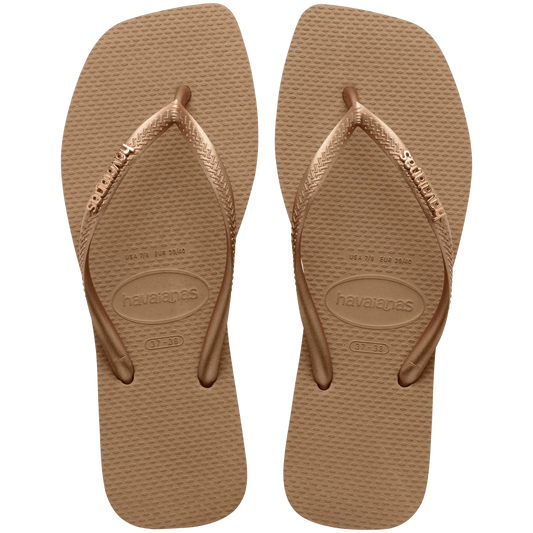 Havaianas Slim Square Logo Metallic