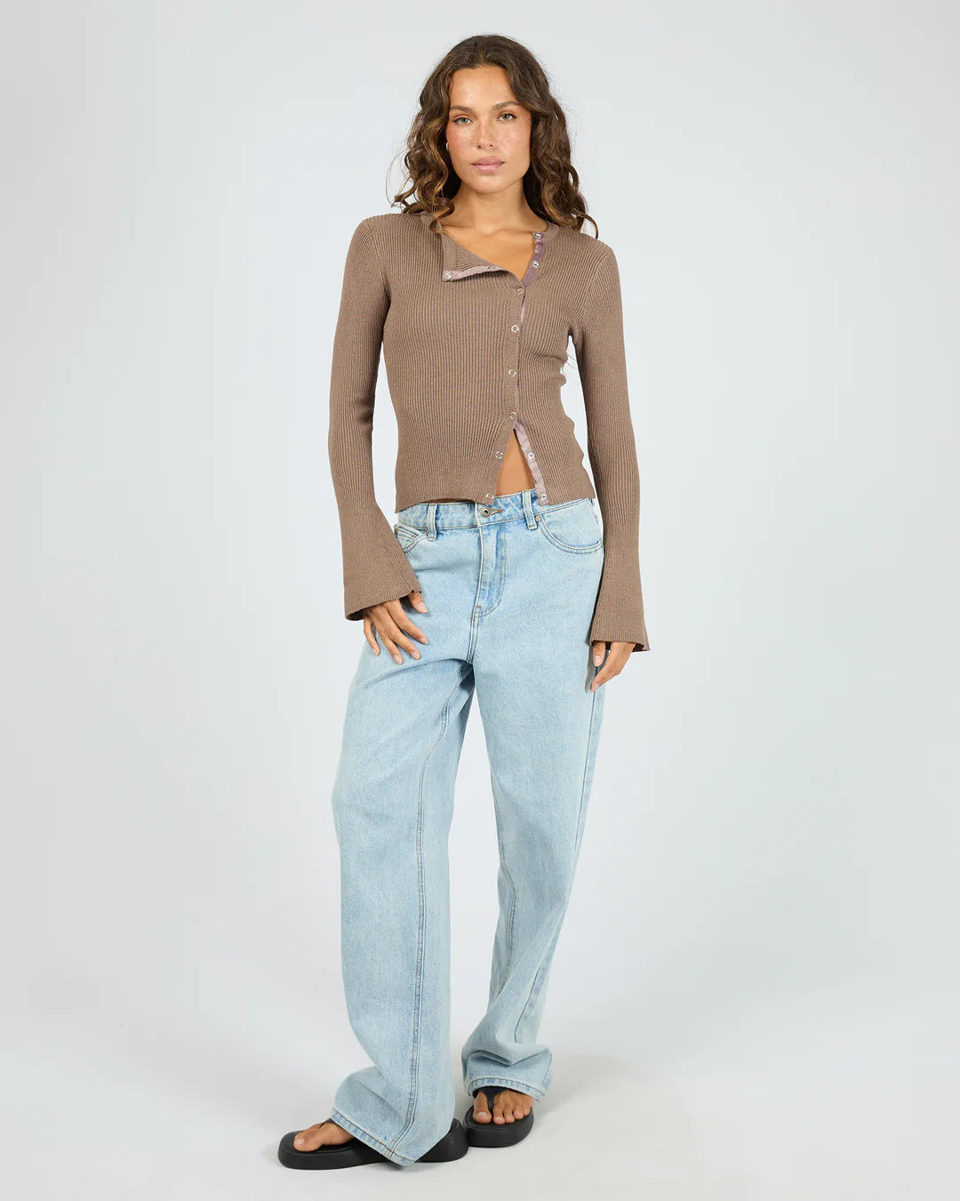 Marleigh Knit Long Sleeve - Brown