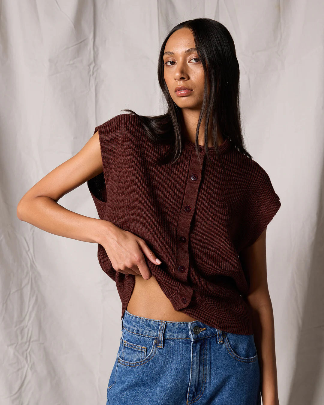 Elara Vest Top