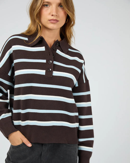 Anita Knit Polo Top
