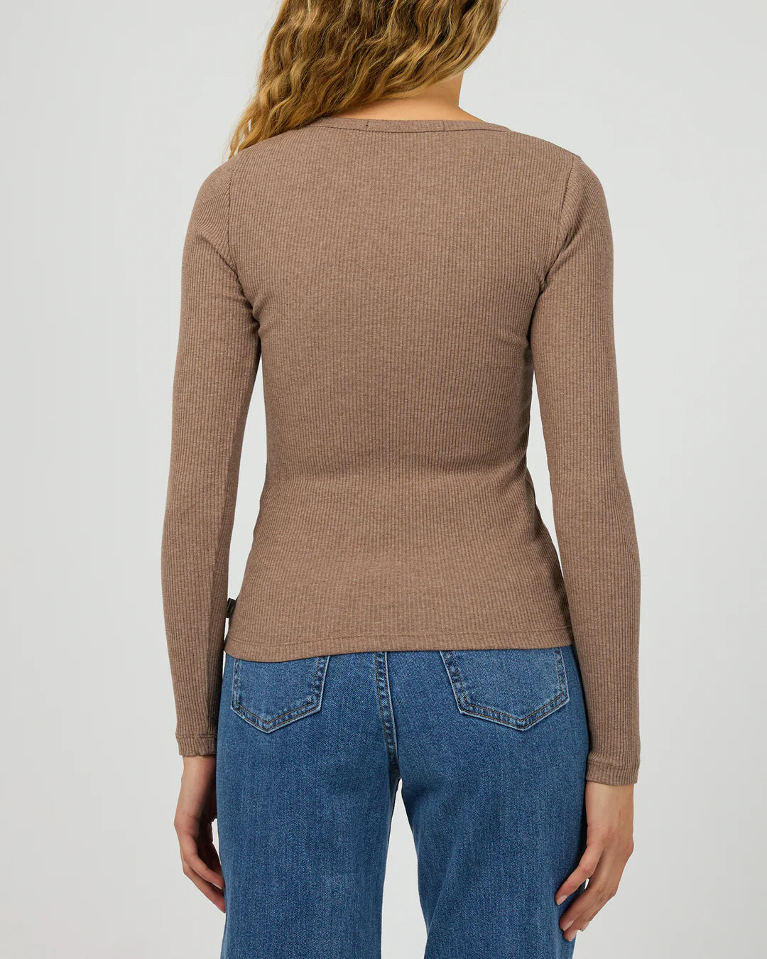 Rib Long Sleeve Tee