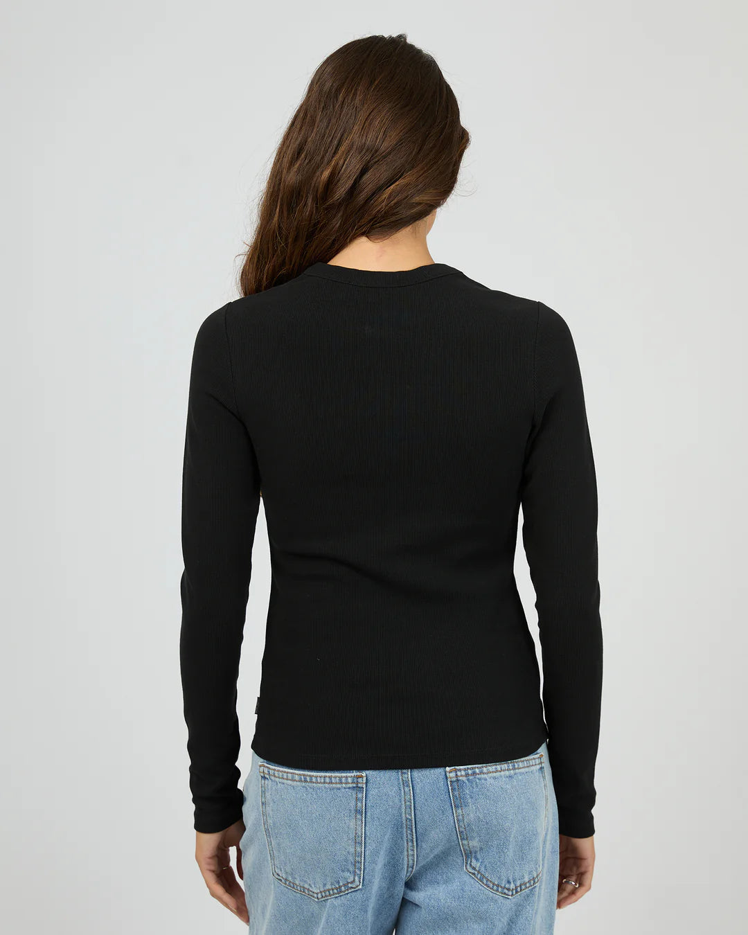 Button Up Long Sleeve Tee