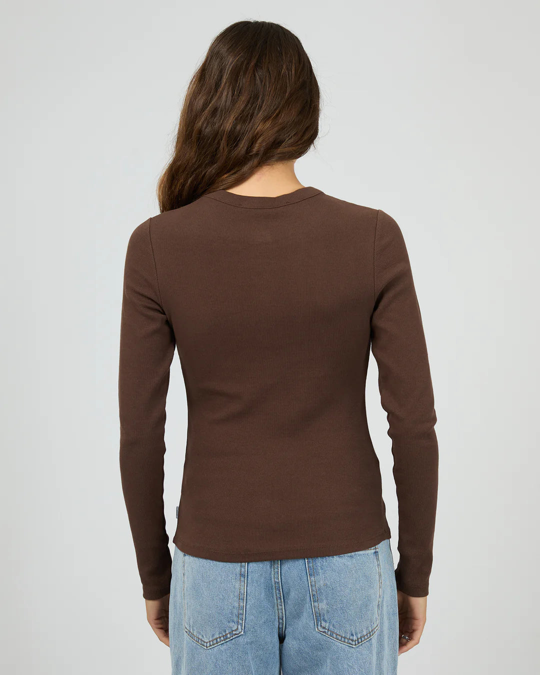Button Up Long Sleeve Tee