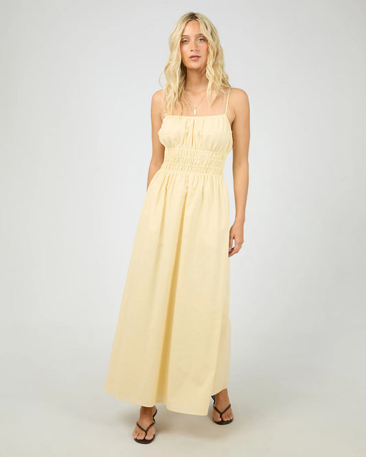Alessa Linen Maxi Dress