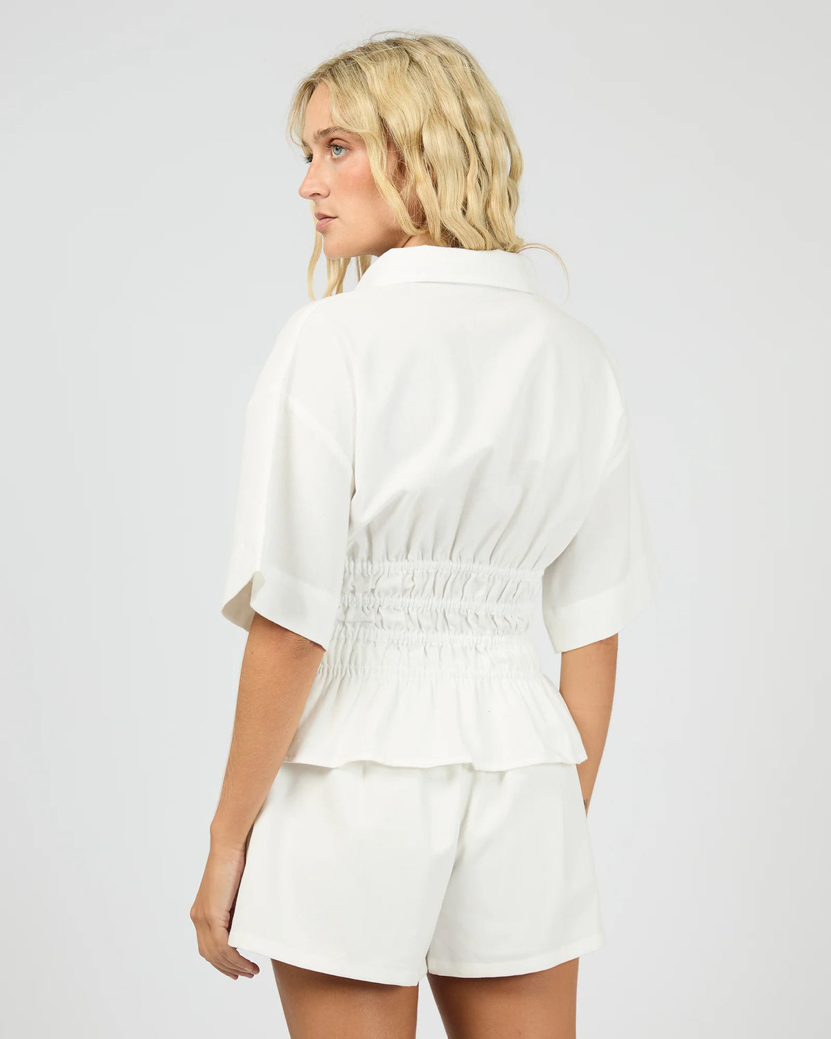 Timeless Shirred Top