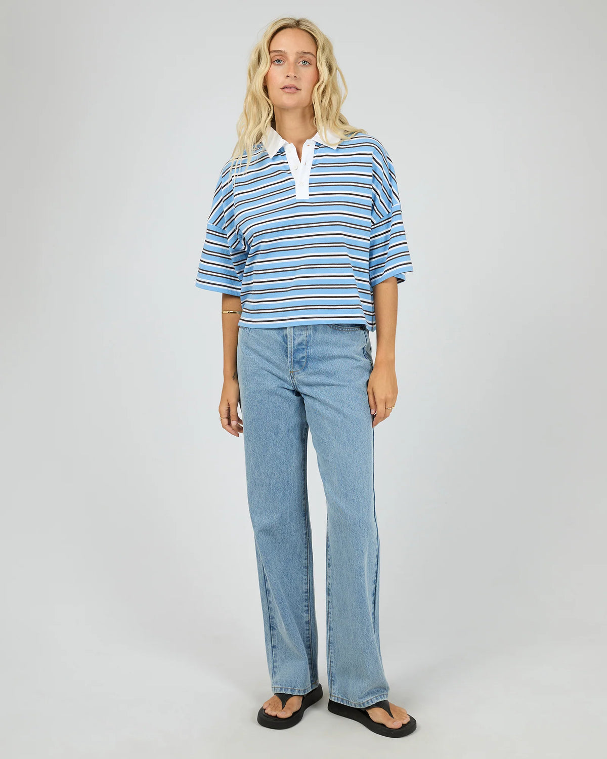 Junie Stripe Rugby Tee