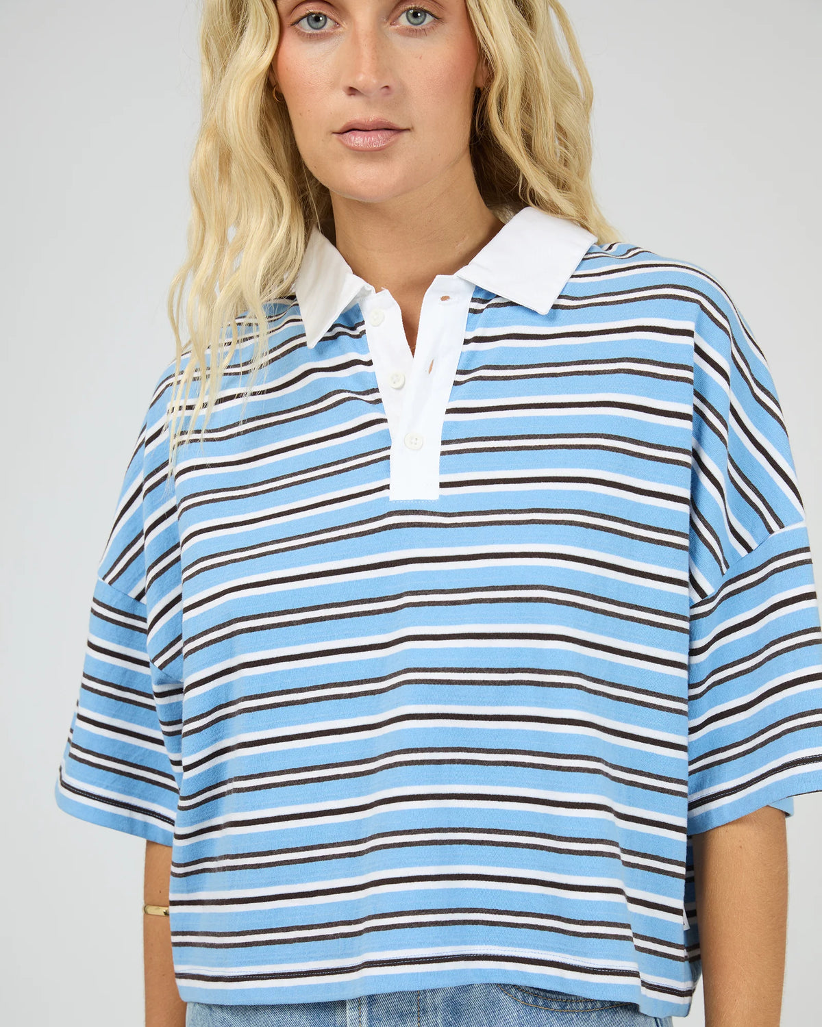Junie Stripe Rugby Tee
