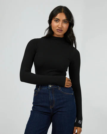 Icon Mock Neck L/S Top