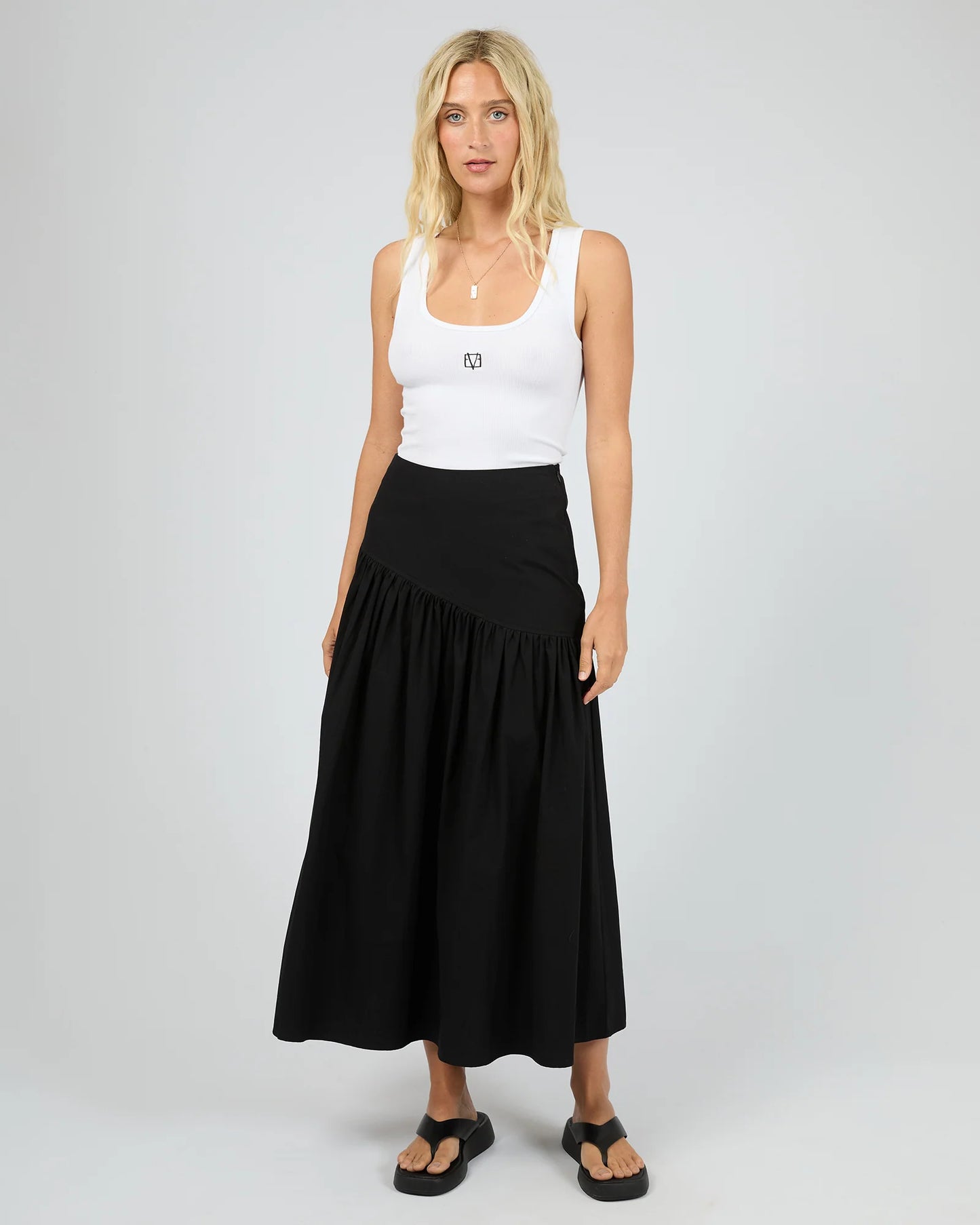 Essential Asym Maxi Skirt